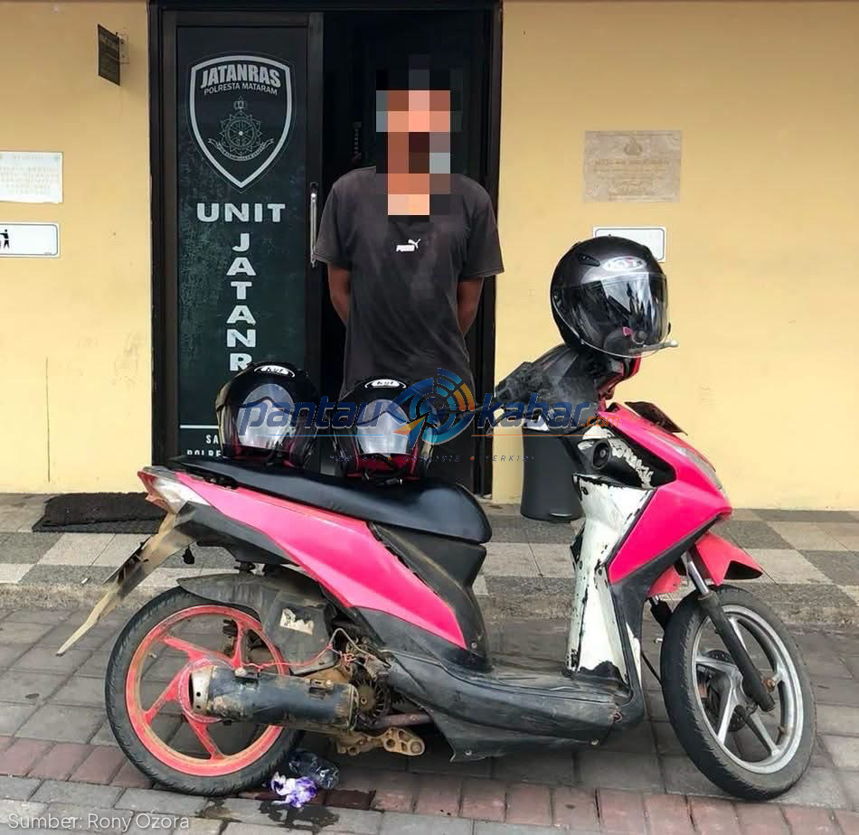 Terduga Pelaku Pencuri Helm di Parkiran RSUD Provinsi NTB Ditangkap Polisi Terduga Pelaku Pencuri Helm di Parkiran RSUD Provinsi NTB Ditangkap Polisi