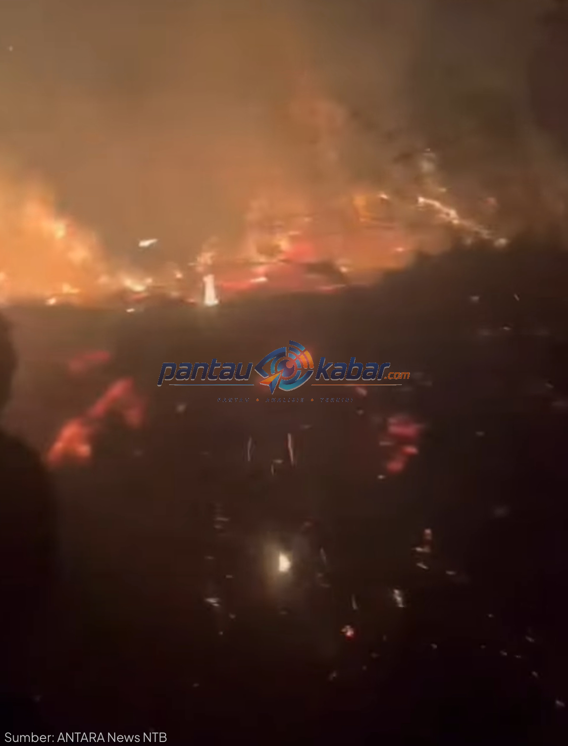 Kebakaran Melanda TNGR Sembalun, 40 Hektar Hangus Kebakaran Melanda TNGR Sembalun, 40 Hektar Hangus